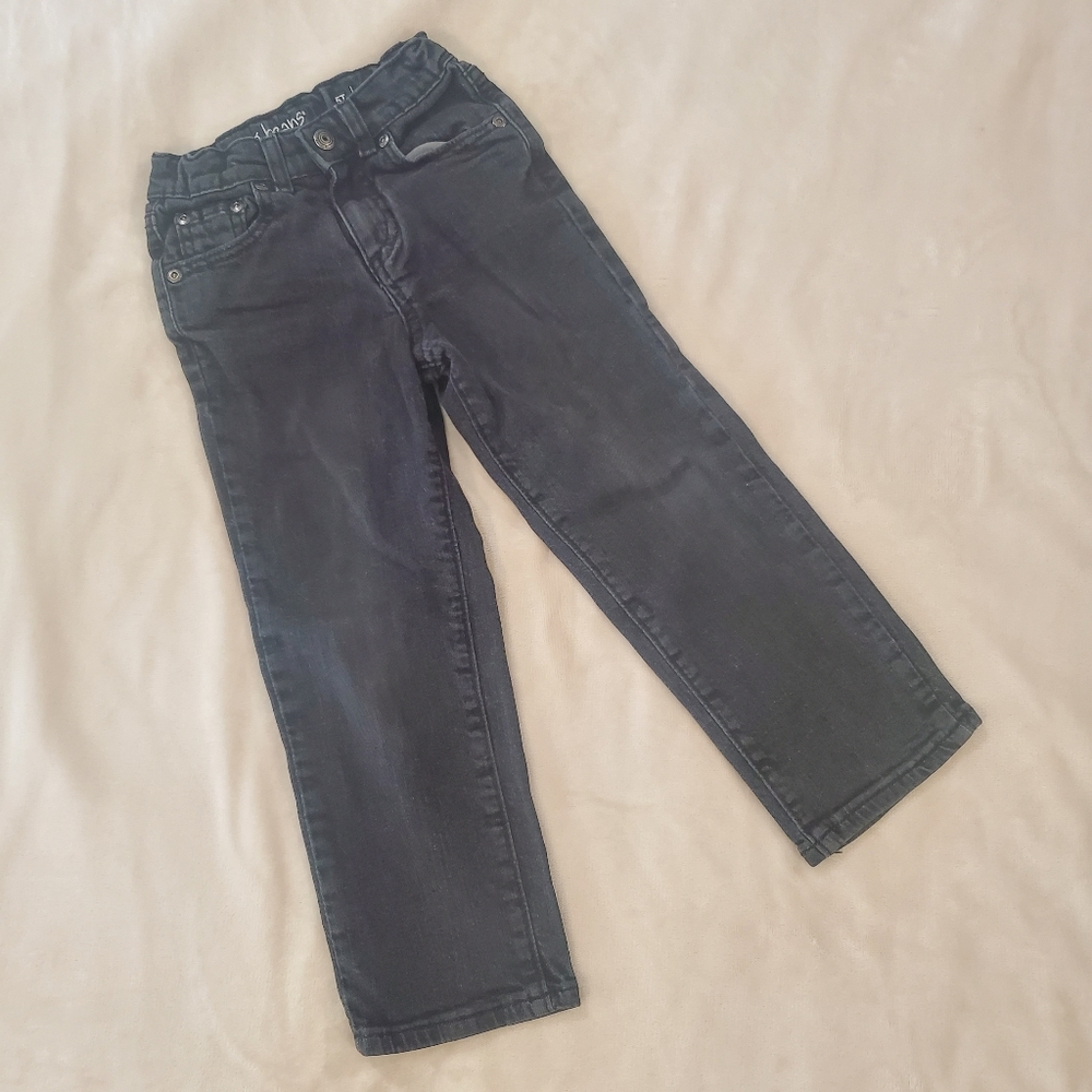 Jumping Beans Faded Black Straight Leg Jeans 5T